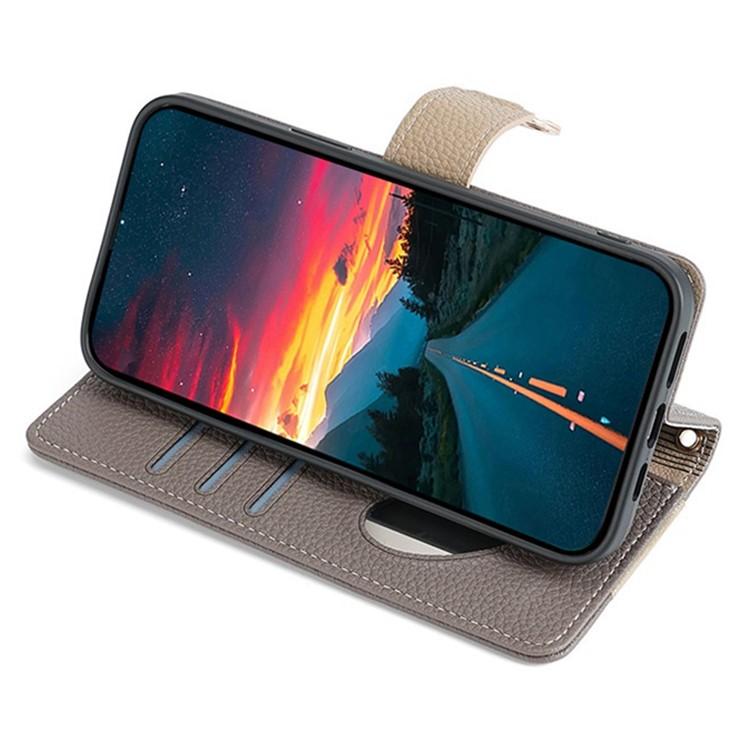 For Redmi K90 Pro Max / Poco F8 Ultra Crossbody Litchi Texture Leather Phone Case(Grey)