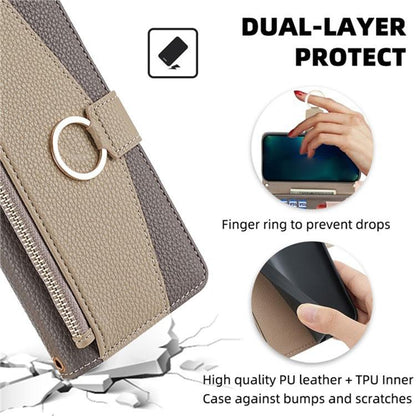 For Redmi K90 Pro Max / Poco F8 Ultra Crossbody Litchi Texture Leather Phone Case(Grey)