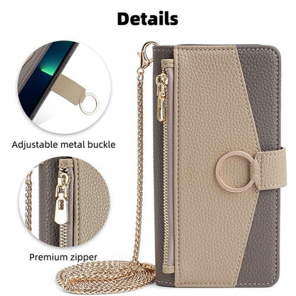 For Redmi K90 Pro Max / Poco F8 Ultra Crossbody Litchi Texture Leather Phone Case(Grey)