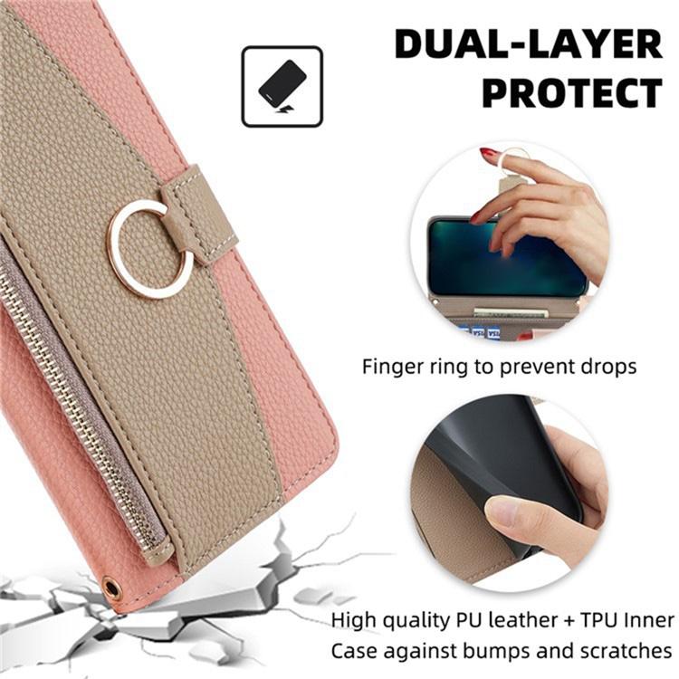 For Redmi K90 Pro Max / Poco F8 Ultra Crossbody Litchi Texture Leather Phone Case(Pink)