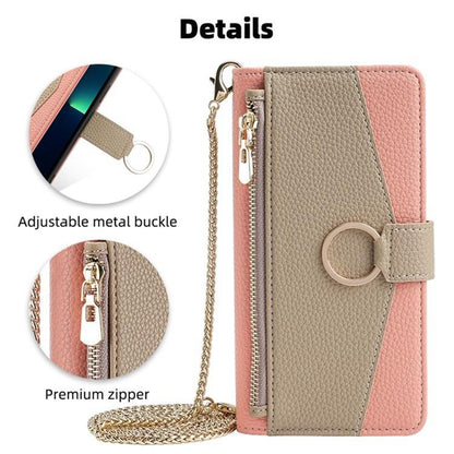 For Redmi K90 Pro Max / Poco F8 Ultra Crossbody Litchi Texture Leather Phone Case(Pink)