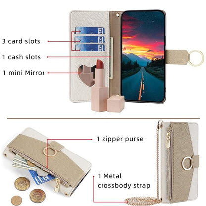 For Redmi K90 Pro Max / Poco F8 Ultra Crossbody Litchi Texture Leather Phone Case(White)