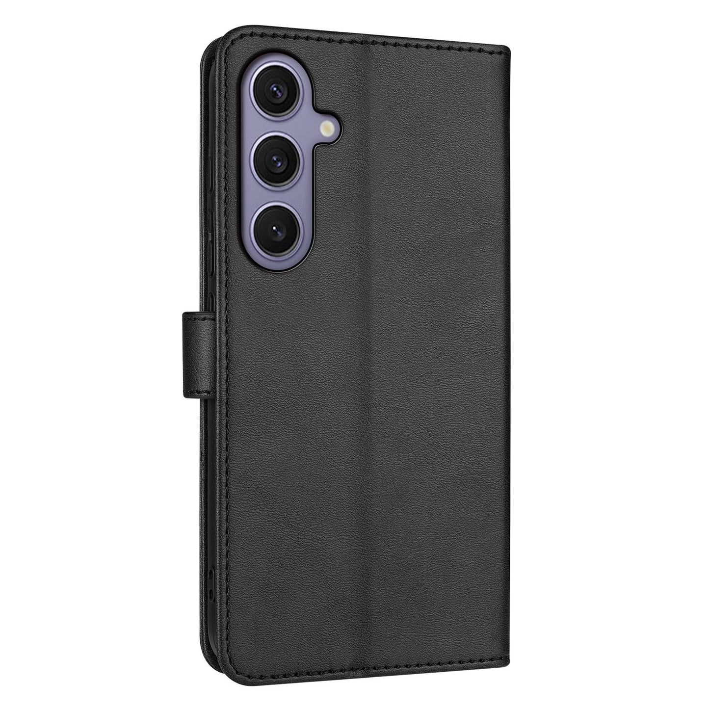 For Galaxy S26 FE 5G AZNS Skin Feel Calf Texture Flip Leather Phone Case(Black)