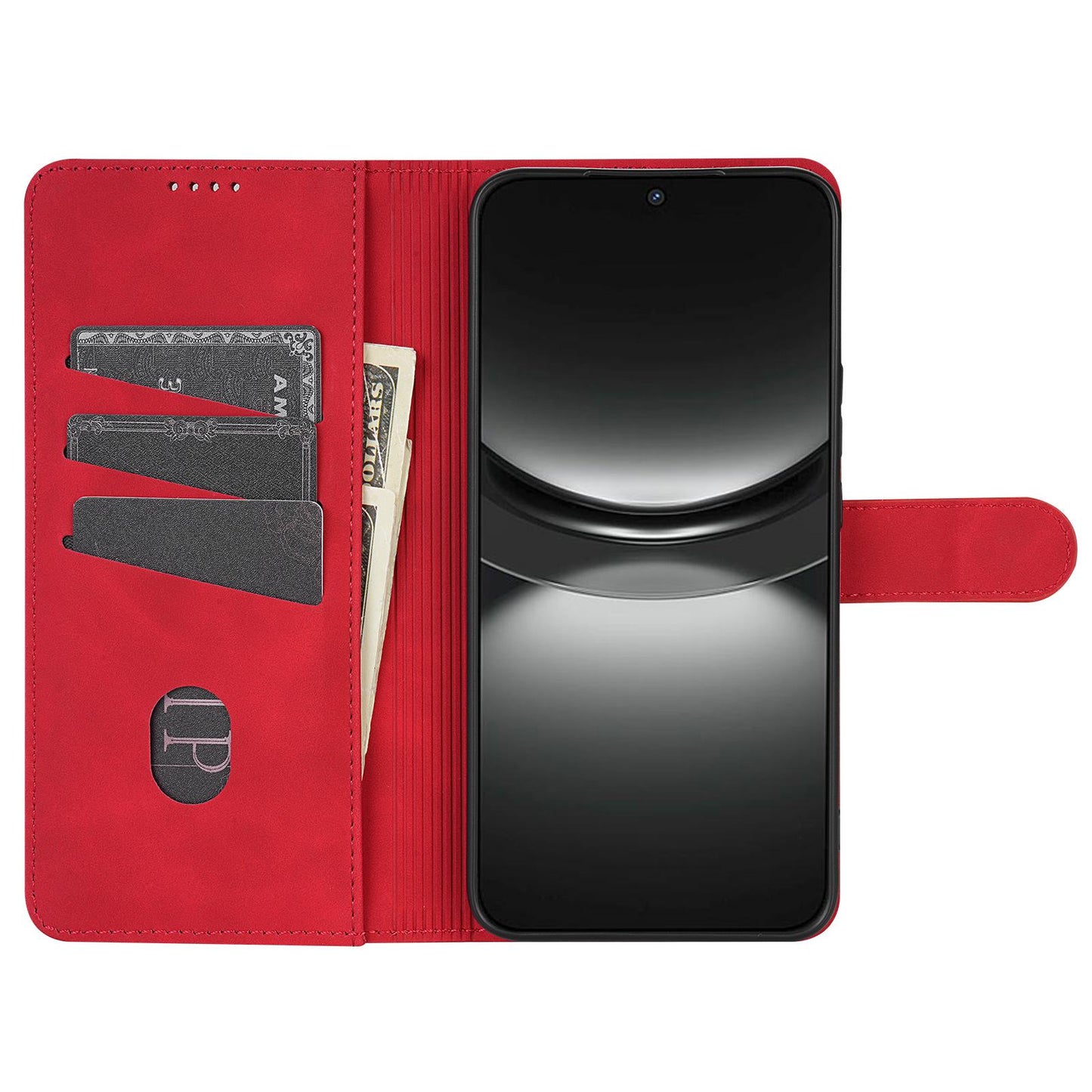 For Galaxy S26 FE 5G AZNS Skin Feel Calf Texture Flip Leather Phone Case(Red)