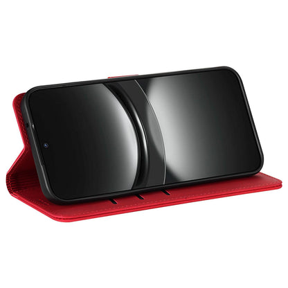 For Galaxy S26 FE 5G AZNS Skin Feel Calf Texture Flip Leather Phone Case(Red)