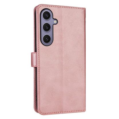For Galaxy S26 FE 5G AZNS Skin Feel Calf Texture Flip Leather Phone Case(Rose Gold)