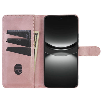For Galaxy S26 FE 5G AZNS Skin Feel Calf Texture Flip Leather Phone Case(Rose Gold)