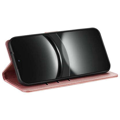 For Galaxy S26 FE 5G AZNS Skin Feel Calf Texture Flip Leather Phone Case(Rose Gold)