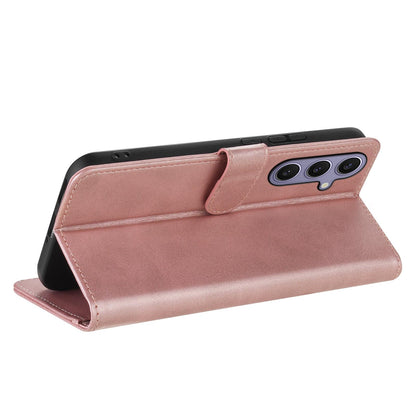 For Galaxy S26 FE 5G AZNS Skin Feel Calf Texture Flip Leather Phone Case(Rose Gold)