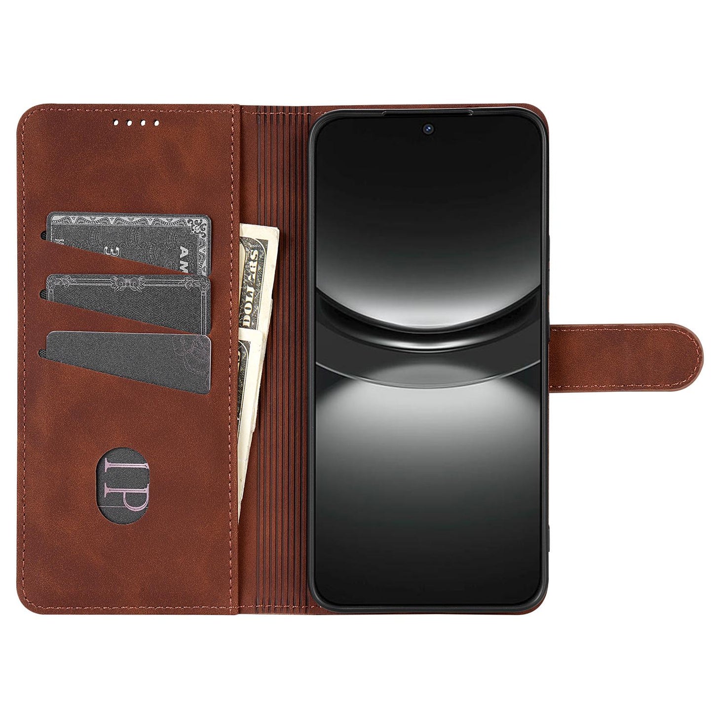 For Galaxy S26 FE 5G AZNS Skin Feel Calf Texture Flip Leather Phone Case(Brown)