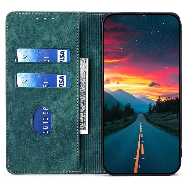 For Redmi K90 Pro Max 5G / Poco F8 Ultra RFID Anti-theft Brush Magnetic Leather Phone Case(Green)