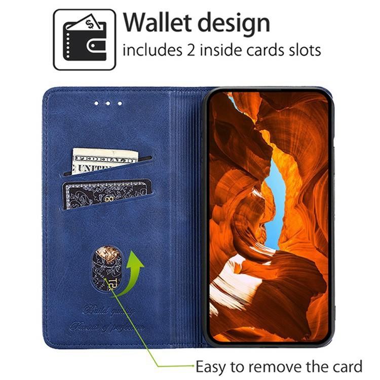 For Redmi K90 Pro Max 5G / Poco F8 Ultra Cow Texture Magnetic Leather Phone Case(Blue)