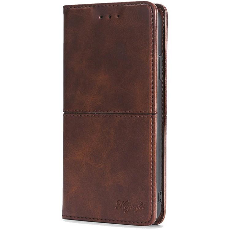 For Redmi K90 Pro Max 5G / Poco F8 Ultra Cow Texture Magnetic Leather Phone Case(Dark Brown)