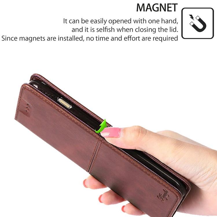 For Redmi K90 Pro Max 5G / Poco F8 Ultra Cow Texture Magnetic Leather Phone Case(Dark Brown)