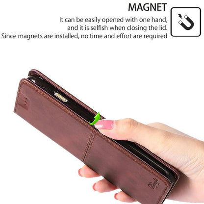 For Redmi K90 Pro Max 5G / Poco F8 Ultra Cow Texture Magnetic Leather Phone Case(Dark Brown)