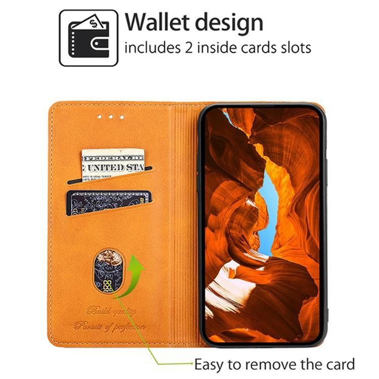 For Redmi K90 Pro Max 5G / Poco F8 Ultra Cow Texture Magnetic Leather Phone Case(Light Brown)