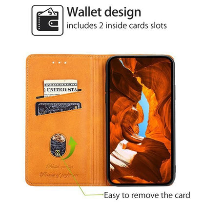 For Redmi K90 Pro Max 5G / Poco F8 Ultra Cow Texture Magnetic Leather Phone Case(Light Brown)