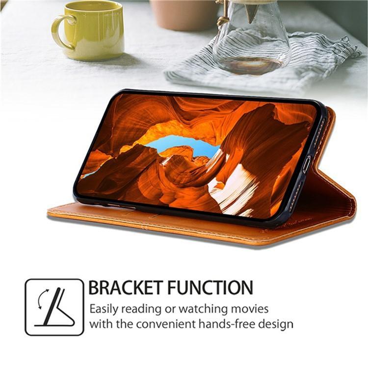 For Redmi K90 Pro Max 5G / Poco F8 Ultra Cow Texture Magnetic Leather Phone Case(Light Brown)