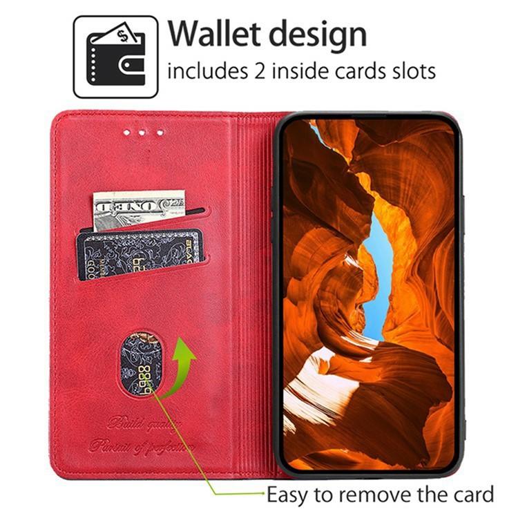 For Redmi K90 Pro Max 5G / Poco F8 Ultra Cow Texture Magnetic Leather Phone Case(Red)