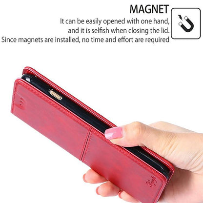 For Redmi K90 Pro Max 5G / Poco F8 Ultra Cow Texture Magnetic Leather Phone Case(Red)