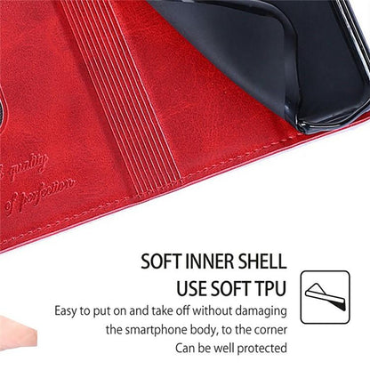 For Redmi K90 Pro Max 5G / Poco F8 Ultra Cow Texture Magnetic Leather Phone Case(Red)