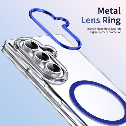 For Galaxy Z Fold8 Ultra 5G lce Folding Series MagSafe Integrated Clear PC Phone Case - Royal Blue - EDA007451812A