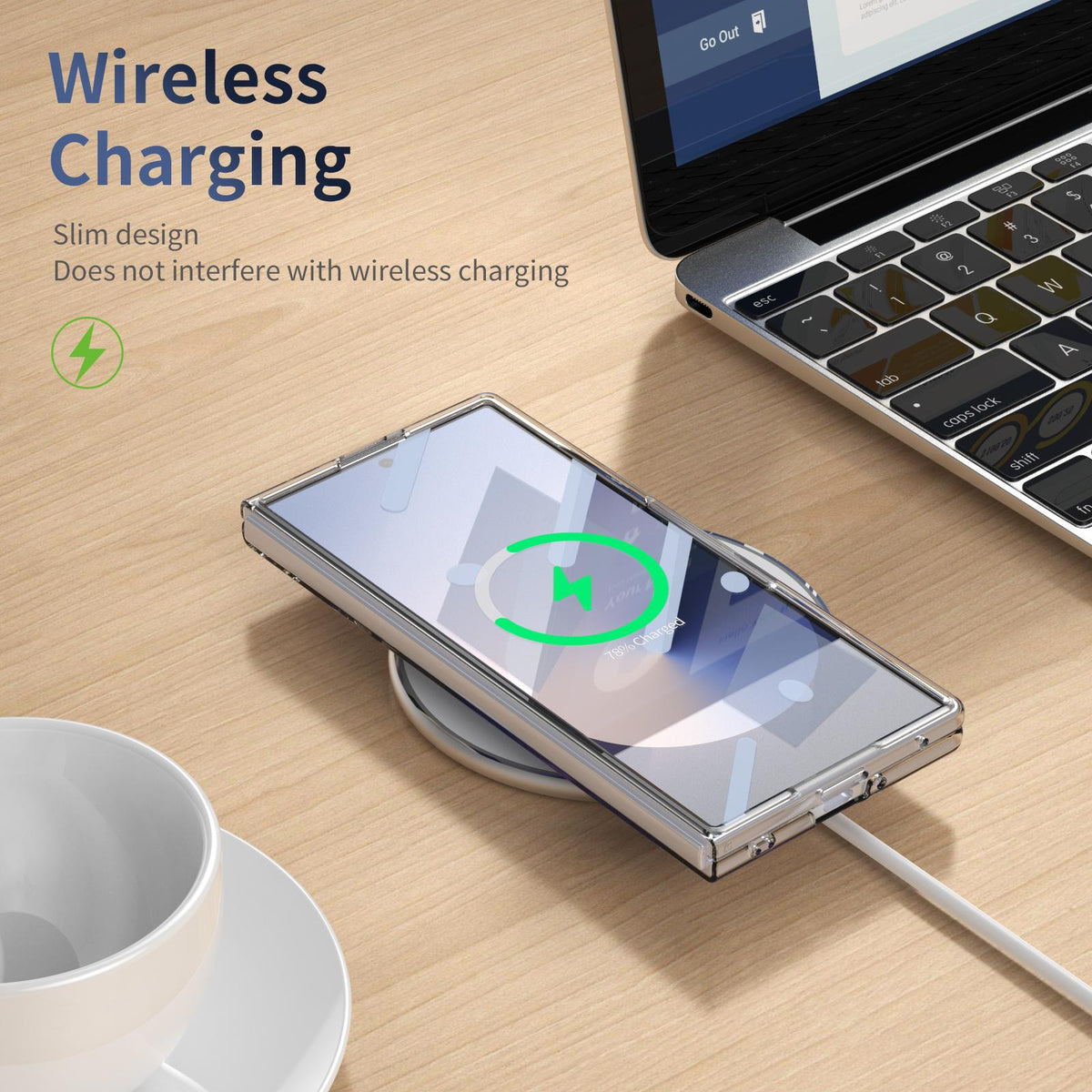 For Galaxy Z Fold8 Ultra 5G lce Folding Series MagSafe Integrated Clear PC Phone Case - Royal Blue - EDA007451812A