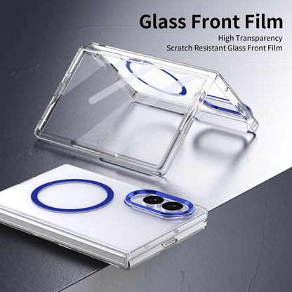 For Galaxy Z Fold8 5G lce Folding Series MagSafe Integrated Clear PC Phone Case - Royal Blue - EDA007451813A