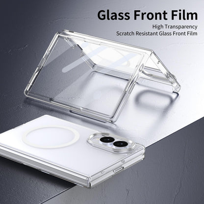 For Galaxy Z Fold8 5G lce Folding Series MagSafe Integrated Clear PC Phone Case - Silver - EDA007451813E