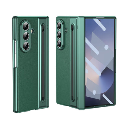 For Galaxy Z Fold8 Ultra 5G Integrated PC + PU Phone Case with Pen / Pen Box - Green - EDA007453006A