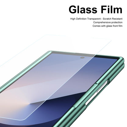 For Galaxy Z Fold8 Ultra 5G Integrated PC + PU Phone Case with Pen / Pen Box - Green - EDA007453006A