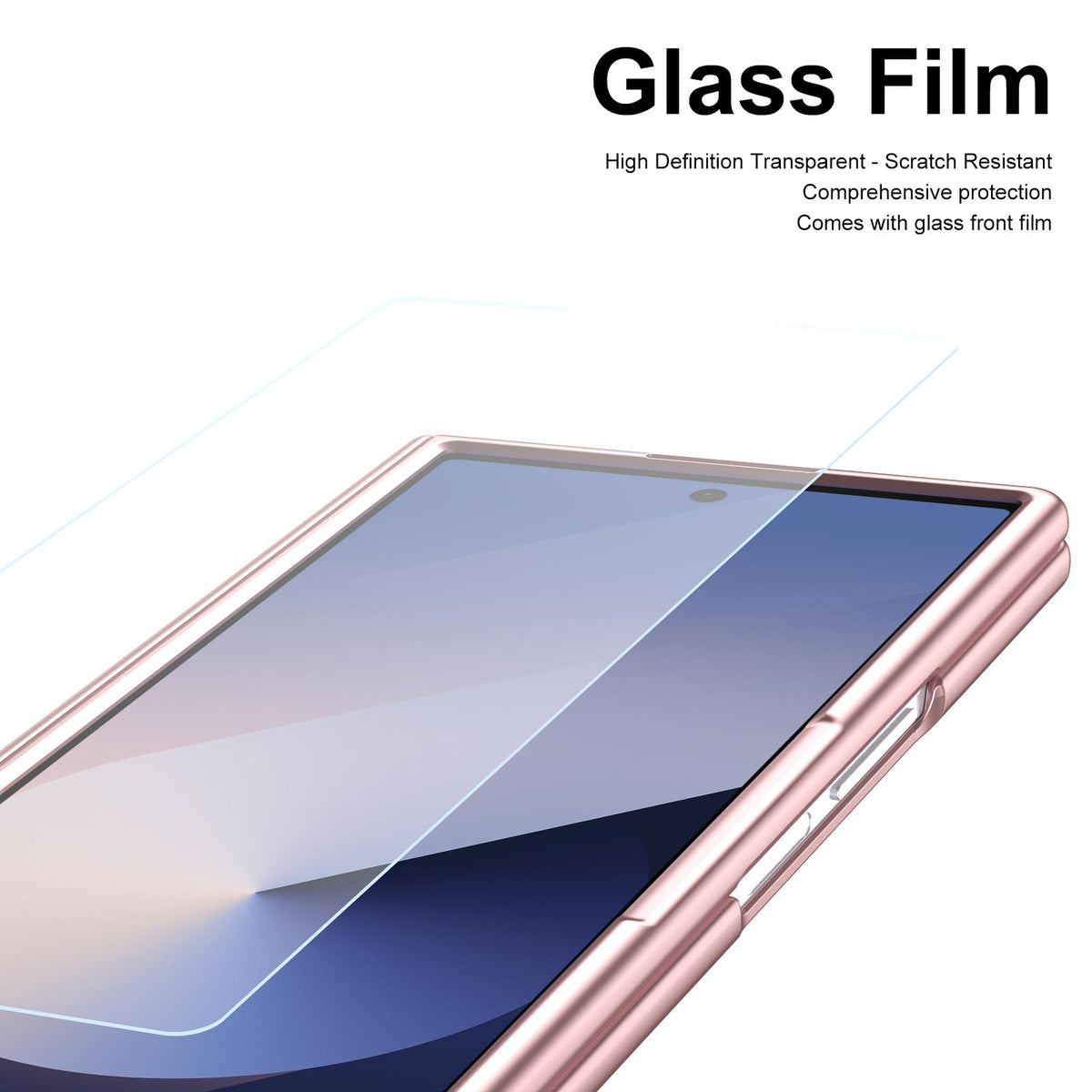 For Galaxy Z Fold8 Ultra 5G Integrated PC + PU Phone Case with Pen / Pen Box - Pink - EDA007453006E