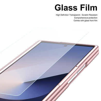 For Galaxy Z Fold8 Ultra 5G Integrated PC + PU Phone Case with Pen / Pen Box - Pink - EDA007453006E