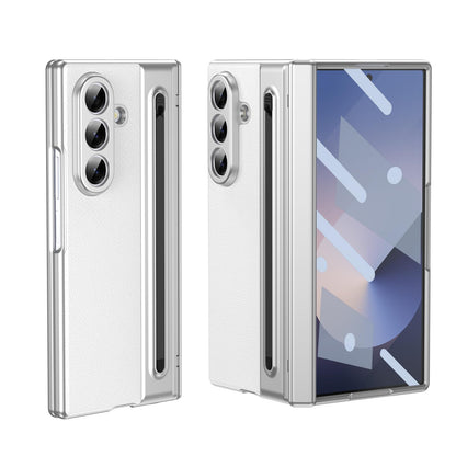 For Galaxy Z Fold8 Ultra 5G Integrated PC + PU Phone Case with Pen / Pen Box - White - EDA007453006F