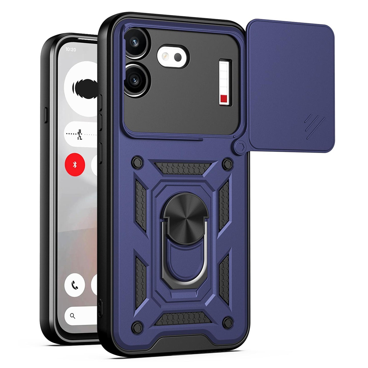 For Nothing Phone 4b Sliding Camera Cover Design TPU+PC Phone Case(Blue)