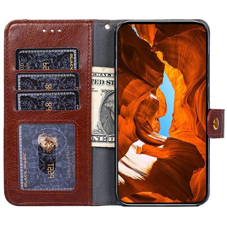 For Redmi K90 Pro Max 5G / Poco F8 Ultra Zipper Bag Leather Phone Case(Brown)