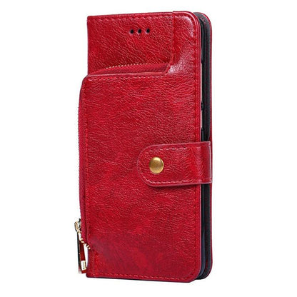 For Redmi K90 Pro Max 5G / Poco F8 Ultra Zipper Bag Leather Phone Case(Red)