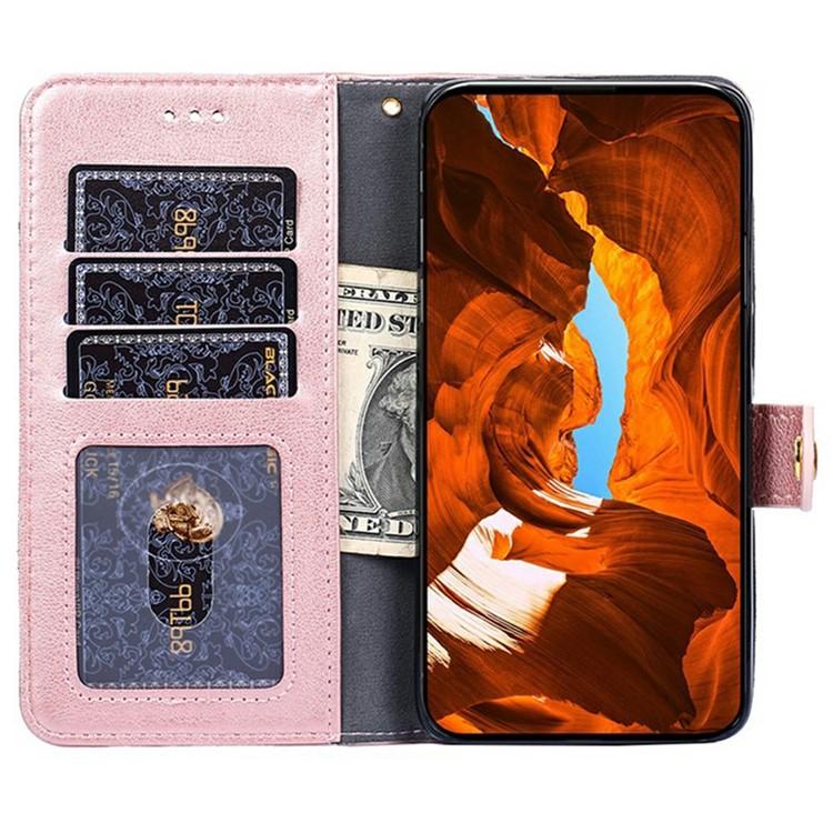 For Redmi K90 Pro Max 5G / Poco F8 Ultra Zipper Bag Leather Phone Case(Rose Gold)