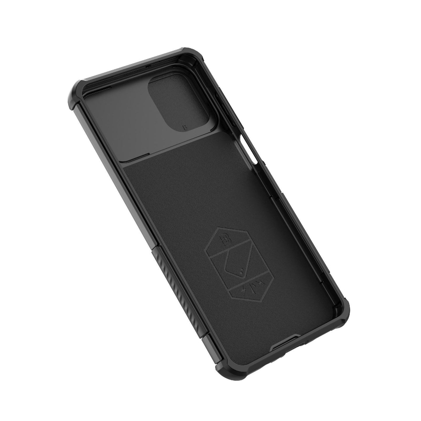 For Galaxy A07 4G Sliding Camshield TPU + PC Shockproof Phone Case with Holder(Green)