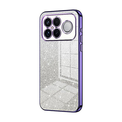 For Redmi K90 Pro Max / Poco F8 Ultra Gradient Glitter Powder Electroplated Phone Case(Purple)