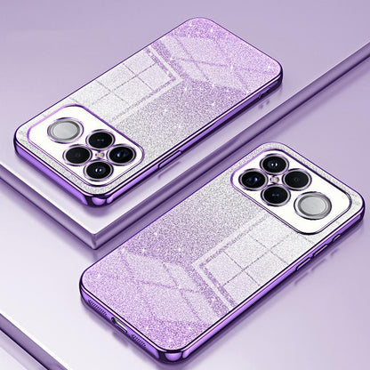 For Redmi K90 Pro Max / Poco F8 Ultra Gradient Glitter Powder Electroplated Phone Case(Purple)
