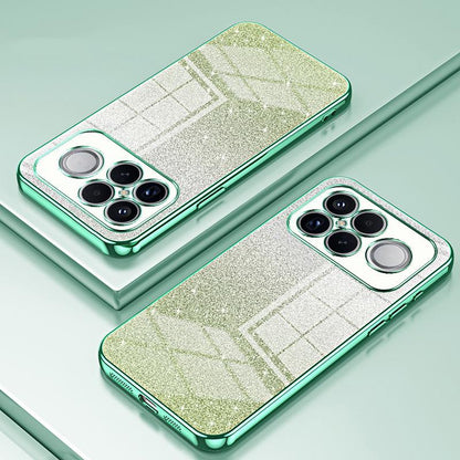For Redmi K90 Pro Max / Poco F8 Ultra Gradient Glitter Powder Electroplated Phone Case(Green)