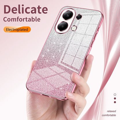 For Redmi K90 Pro Max / Poco F8 Ultra Gradient Glitter Powder Electroplated Phone Case(Purple)