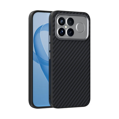 For Redmi K90 Pro Max/Poco F8 Ultra ABEEL C Carbon Fiber Series 6D Micro Relief MagSafe Phone Case(Black)
