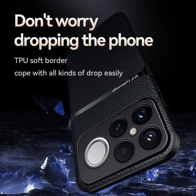 For Redmi K90 Pro Max / Xiaomi Poco F8 Ultra 5G Litchi Leather Magnetic Full Coverage Shockproof Phone Case(Green)