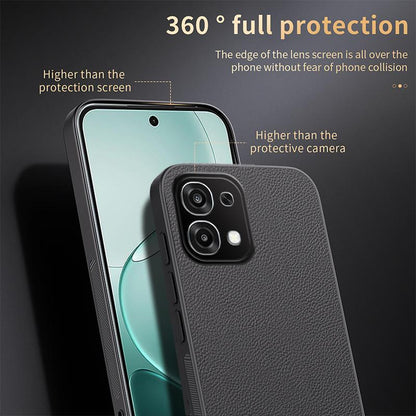 For OPPO A6 Pro Global HUIYI Leather Magnetic Phone Case - Grey - EDA007505216C