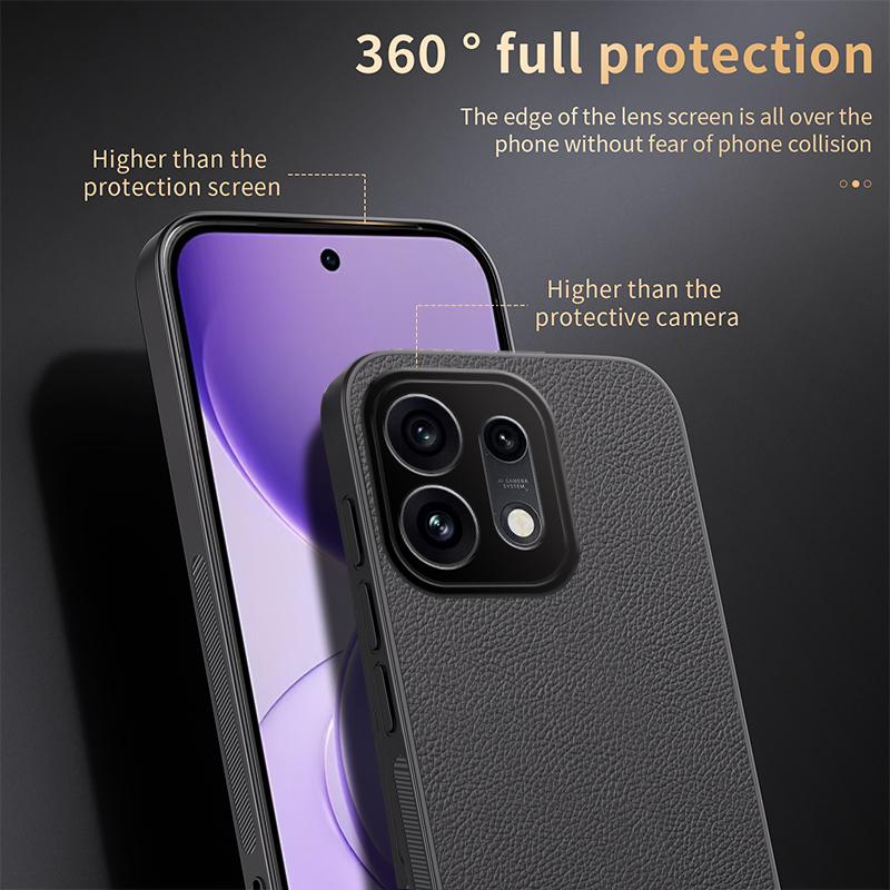 For OPPO Reno16 5G Global HUIYI Leather Magnetic Phone Case(Brown)