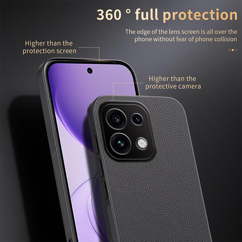 For OPPO Reno16 Pro 5G Global HUIYI Leather Magnetic Phone Case(Blue)