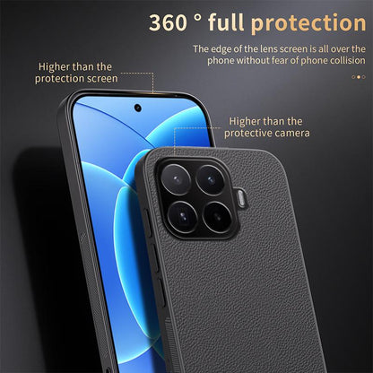 For Xiaomi 17T Pro 5G HUIYI Leather Magnetic Phone Case - White - EDA007506210D