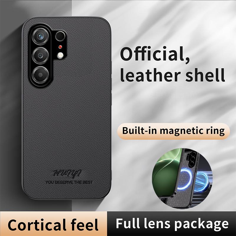 For Tecno Camon 50 4G HUIYI Leather Magnetic Phone Case - Black - EDA007506910B